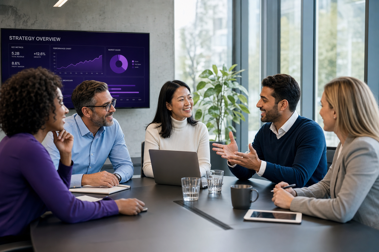 Team collaborating on client proposals using ProposalPilot